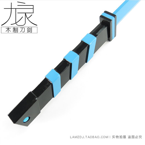 凹凸世界系列COS武器道具 安迷修 冷热流 双刀 动漫刀剑竹木刀刃 - 图2