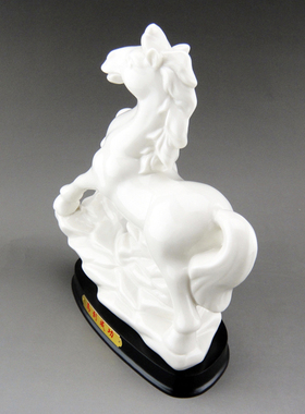 陶瓷马风水开业摆件家居装饰品