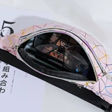 Спортивная нагрудная сумка, полиуретановая трендовая поясная сумка, сумка на одно плечо