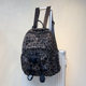 Trendy women's bag, new backpack, leopard print nylon backpack, cute doll shoulder bag, casual and versatile commuter bag