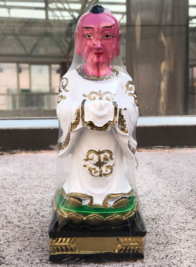 福慧绣品香炉手炉焰口树脂五方童子