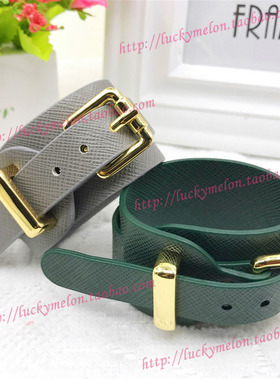 欧美宽面皮质手镯小众设计女饰品