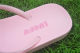 Luofu simple style rubber solid color flip flops
