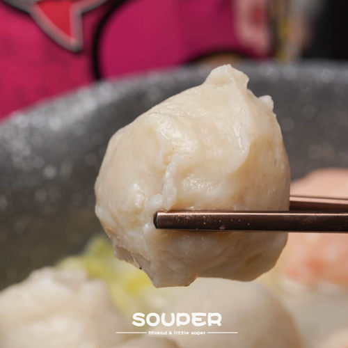台湾花枝丸四海鱼蛋鱼丸四海墨鱼丸商用丸子章鱼丸关东煮火锅食材 - 图0