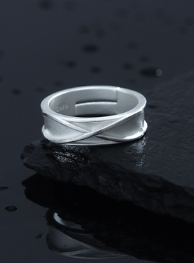 黑暗悟空时光戒指男动漫周边七龙珠超宇宙同款开口指环磨砂戒指