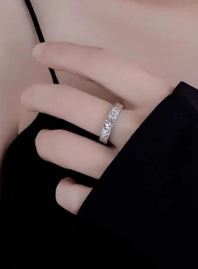 2025新款碎碎冰戒指女ins轻奢高级感小众设计高级感镀24K指环首饰