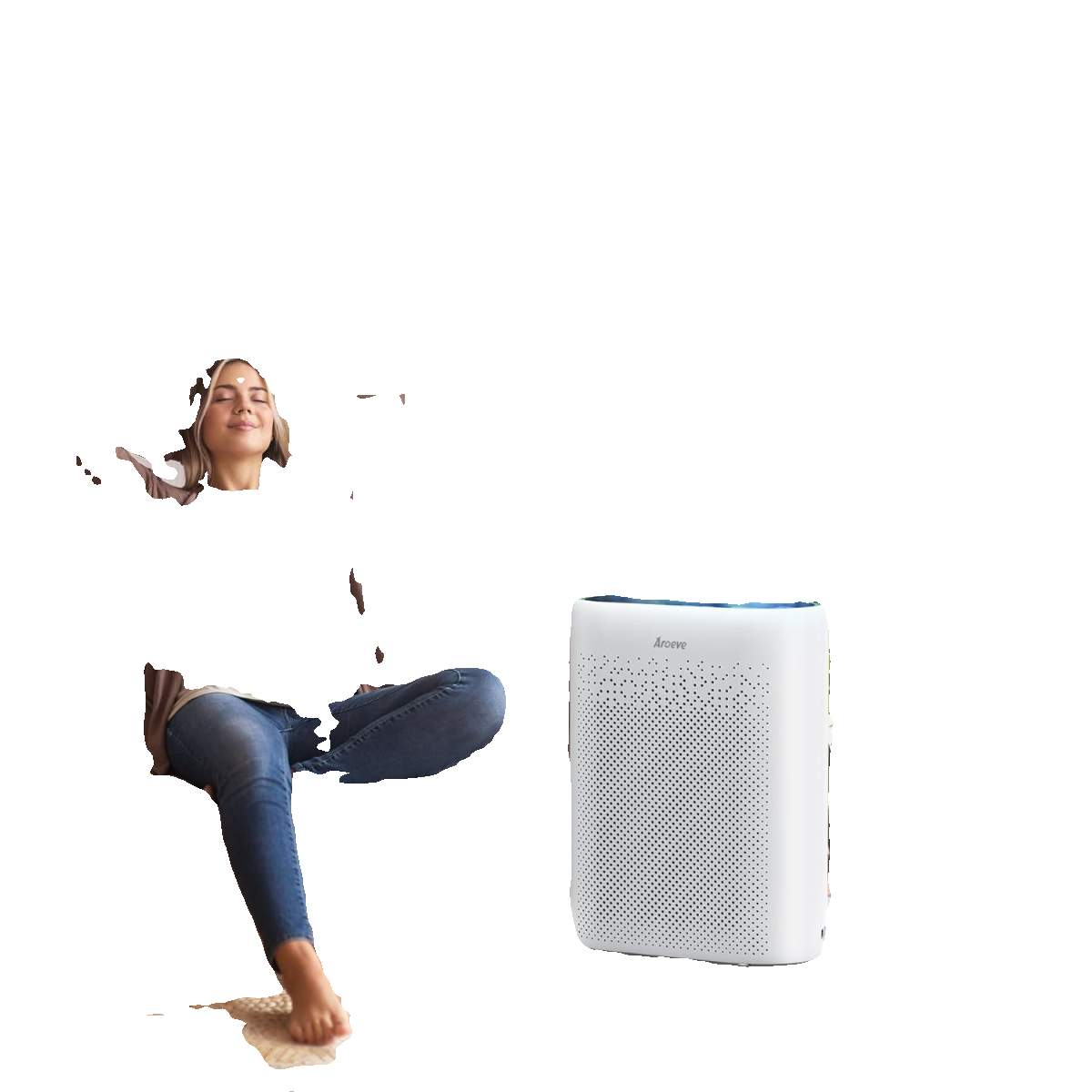 美国代购AROEVE Air Purifiers MKD05 空气净化器HEPA过滤110v - 图3