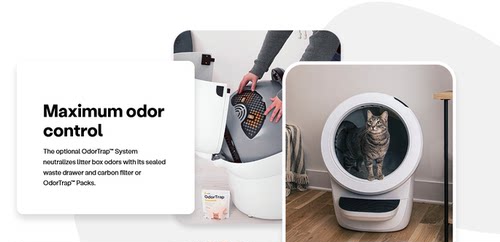 美国代购Litter Robot 4 by Whisker 自动清洁电动猫砂屋 - 图1