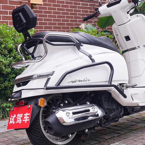 适用春风150AURA前后护杠保险杠防摔到地保护加厚加粗小靠背配件 - 图2