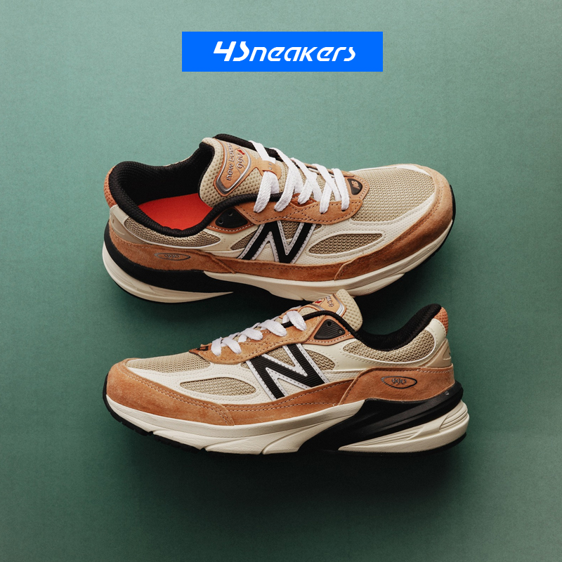 New Balance NB990V6V4蓝灰色美产复古慢跑鞋 W990NV6/U990TO6-图1