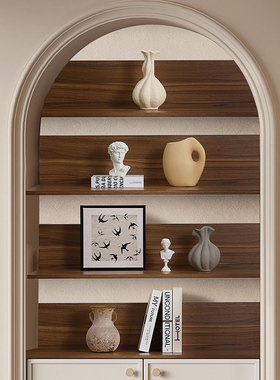 室内样板房陈列客厅餐边柜书架艺术摆件高级感小众轻奢家居装饰品