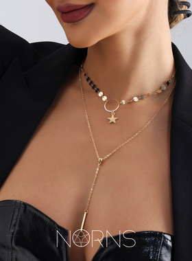 宴会简单高级配饰双层长流苏