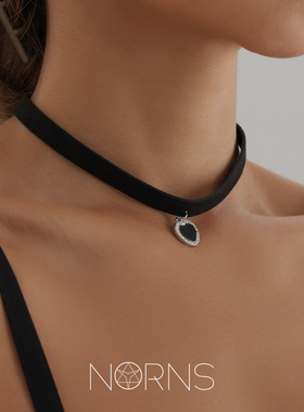 Norns绒布摇滚项链朋克风