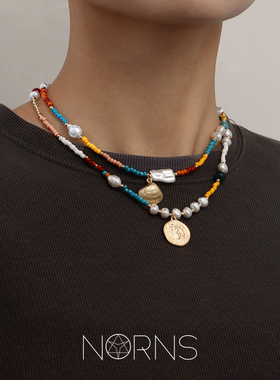 Norns合金贝壳混合民族彩色混搭