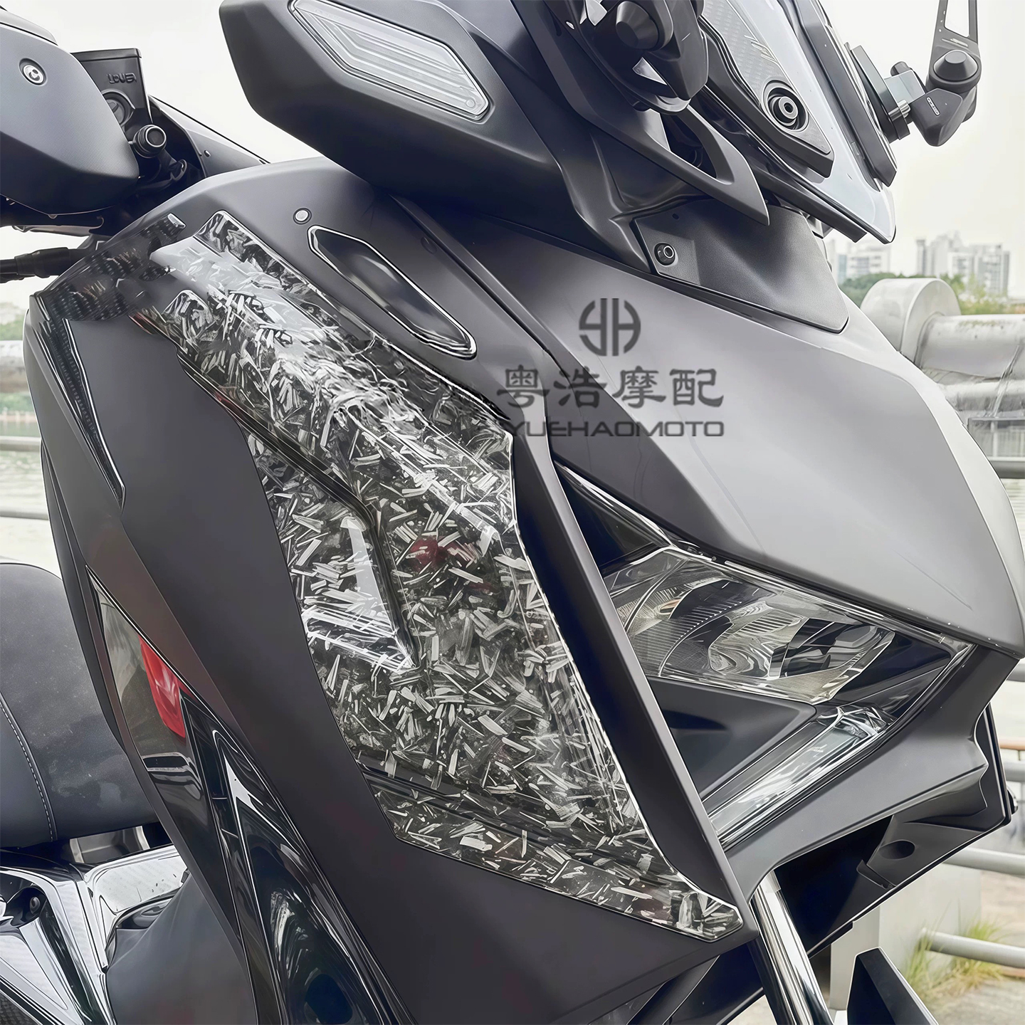 适用雅马哈XMAX300改装侧风翼空气导流板定风翼导流翼整流罩23-25 - 图3