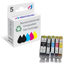 INKTONER 5 Pack PGI-250 CLI-251 New Compatible Ink