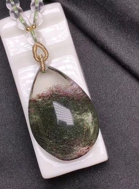 天然老矿绿幽灵水滴水滴吊坠，意境超级美，颜色艳丽，42.28.19mm