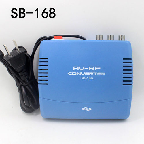 SB-168/捷迈M69 AV TO RF射频视频转换器老式黑白电视复古游戏机 - 图0