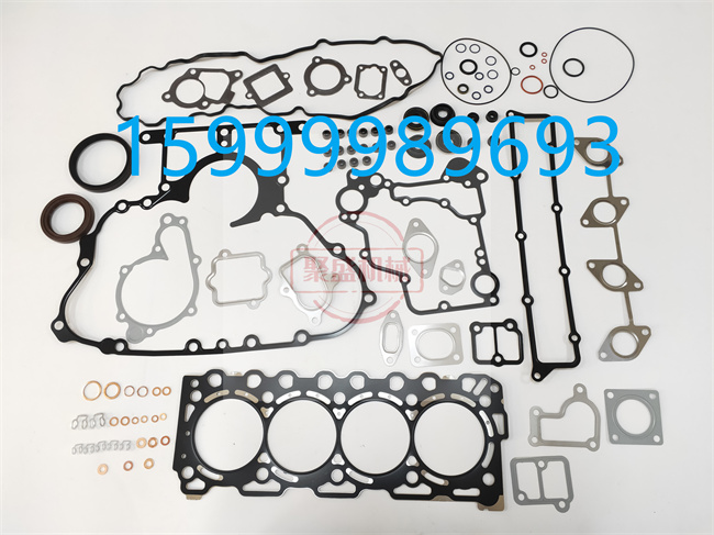 挖掘机发动机配件 久保田机适用 V3307 大修包修理包气缸垫水封 - 图0