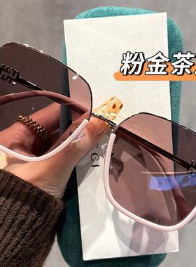 夏季偏光大框显瘦防晒女款太阳镜