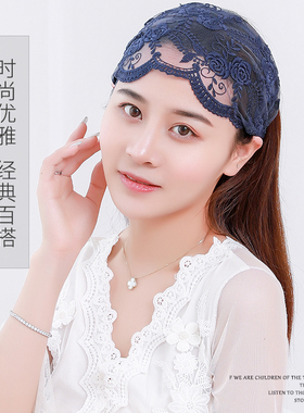 刺绣透气简约宽边夏季新款发带