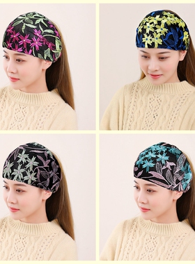 蕾丝发带韩国女网红民族风头饰品