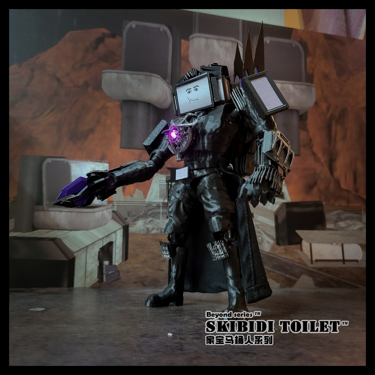 马桶人战士/监控人战士 泰坦电视可发光关节可动，可替换表情,淘宝优惠券,粉丝福利购,淘宝优惠卷