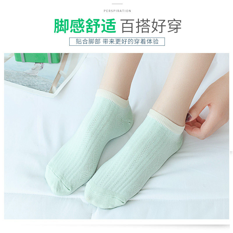 南极人春夏浅口纯棉底短筒wz女短袜 珑彬服饰短袜/打底袜/丝袜/美腿袜