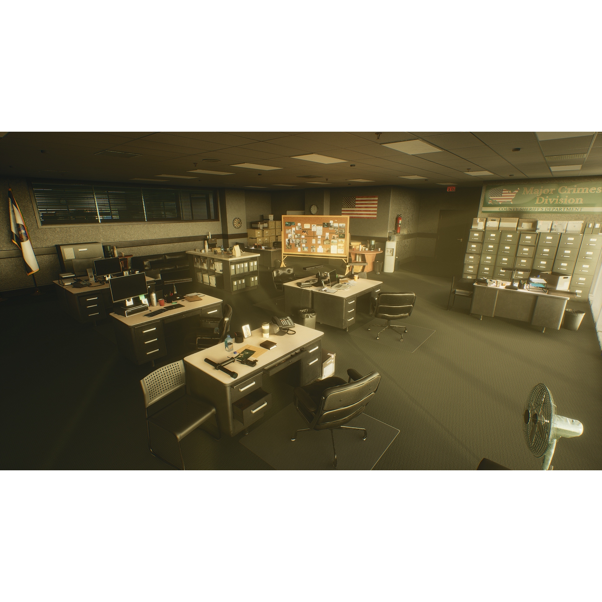 UE4UE5 QA Police Station 警局看守所办公监护场景 - 图1