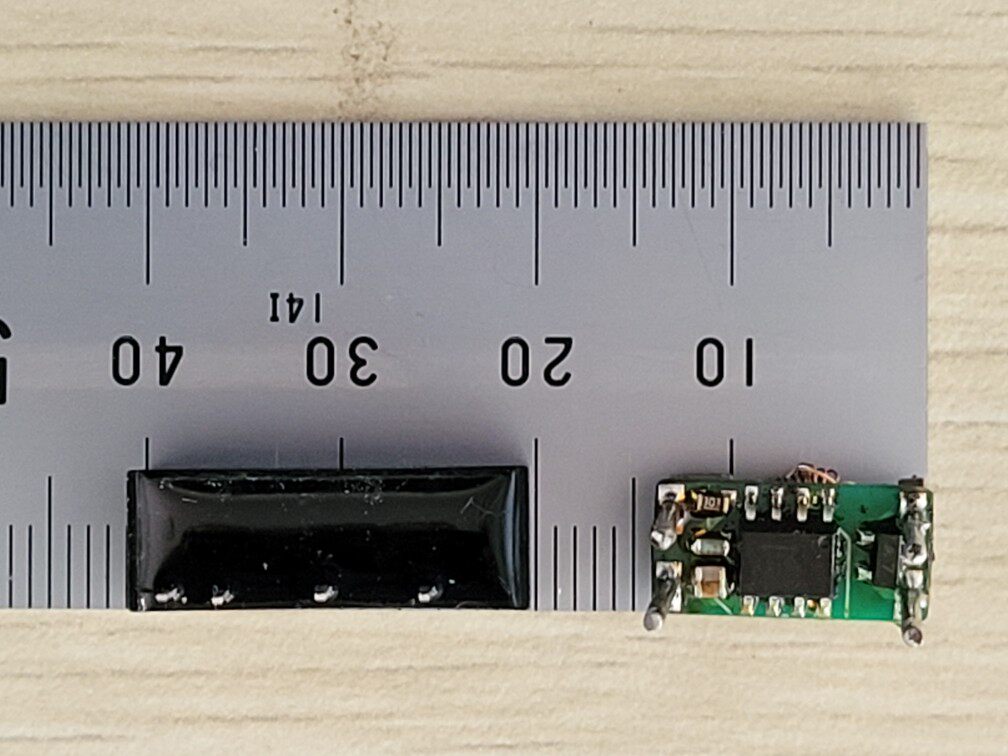 隔离电源模块,输入2-24V输出24V2w,7mmx14mmx4mm,5倍电压范围 - 图2