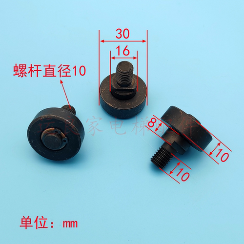 永大电梯轿厢门挂板轮限位轮调位轮30直径轮定位轮偏心调位轮 - 图0