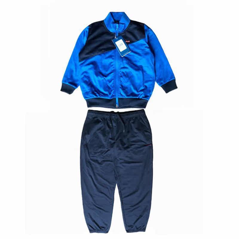 春秋休闲款上衣束脚裤子立领开衫外套长裤儿童运动套装分开拍099