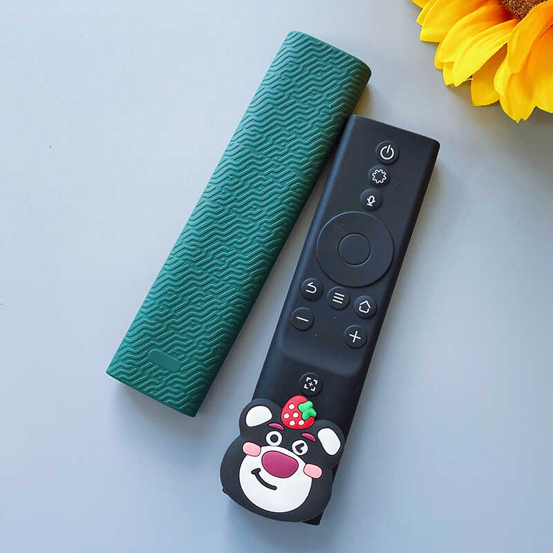 极米全包遥控器保护套加厚软硅胶H5H6透明Z6Xpro防摔防尘可爱卡通 - 图1