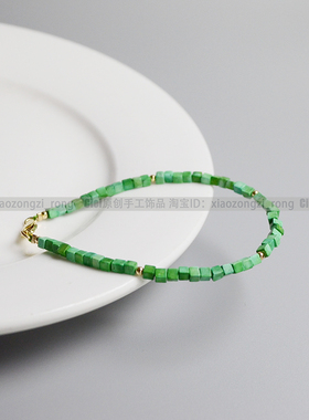 Ciel女绿松石国风原创手链