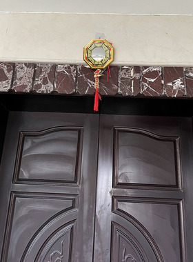 马路正对着阳台窗户化解八卦挂件大门口冲树壁刀摆件店铺凸镜凹镜