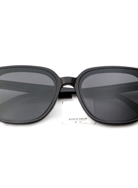 KHDESIGN/明治男女黑超防紫外线太阳眼镜开车高清大框墨镜K2376