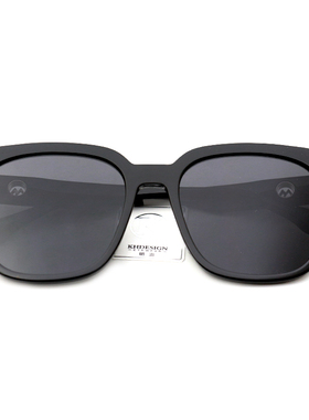 KHDESIGN/明治男女黑超防紫外线太阳眼镜开车高清大框墨镜K2381