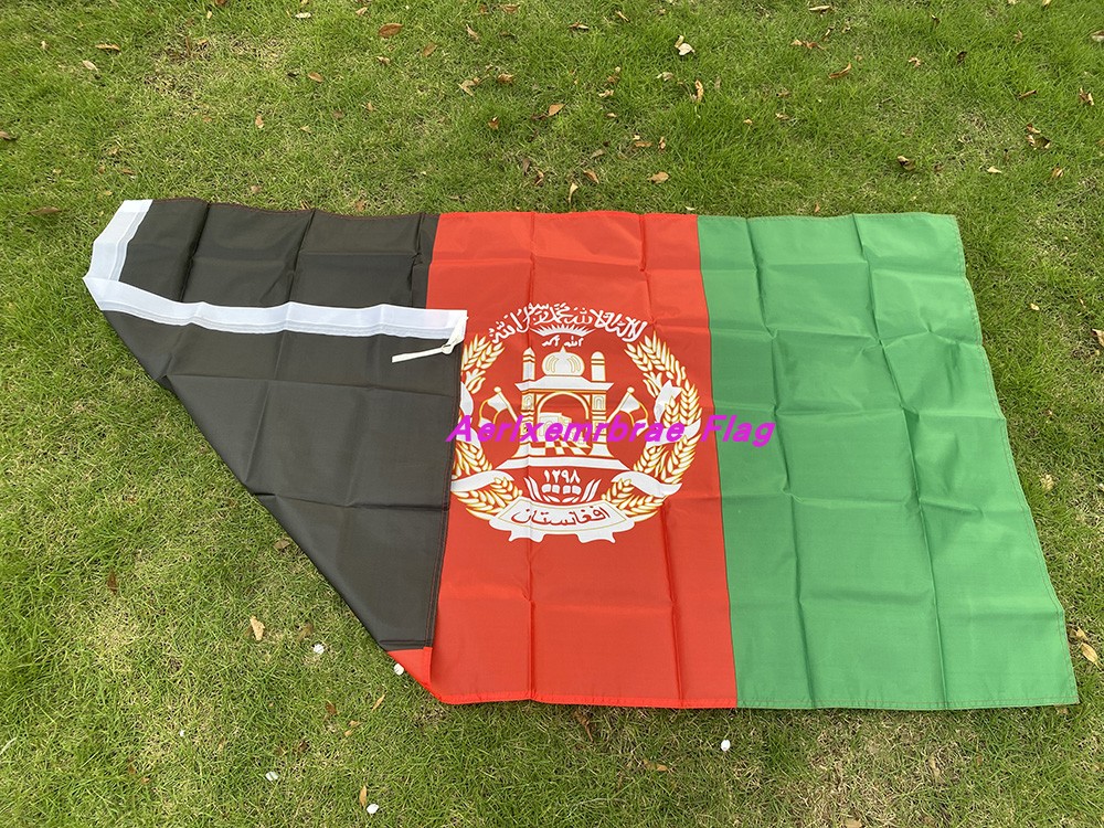 四号春亚纺涤纶布 90x150cm阿富汗国旗 Afghanistan Flag - 图1