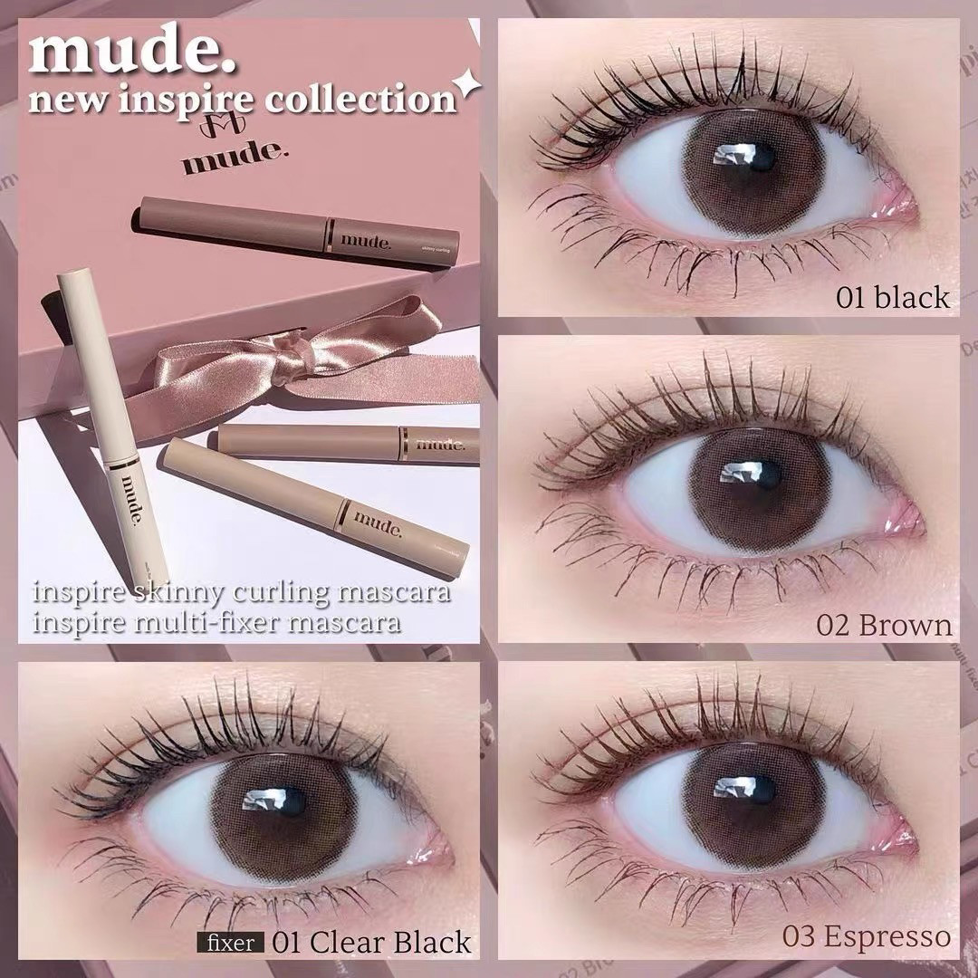 韩国Mude睫毛膏raemi极细纤长持久浓密不晕染黑色棕色自然定型液,淘宝优惠券,粉丝福利购,淘宝优惠卷