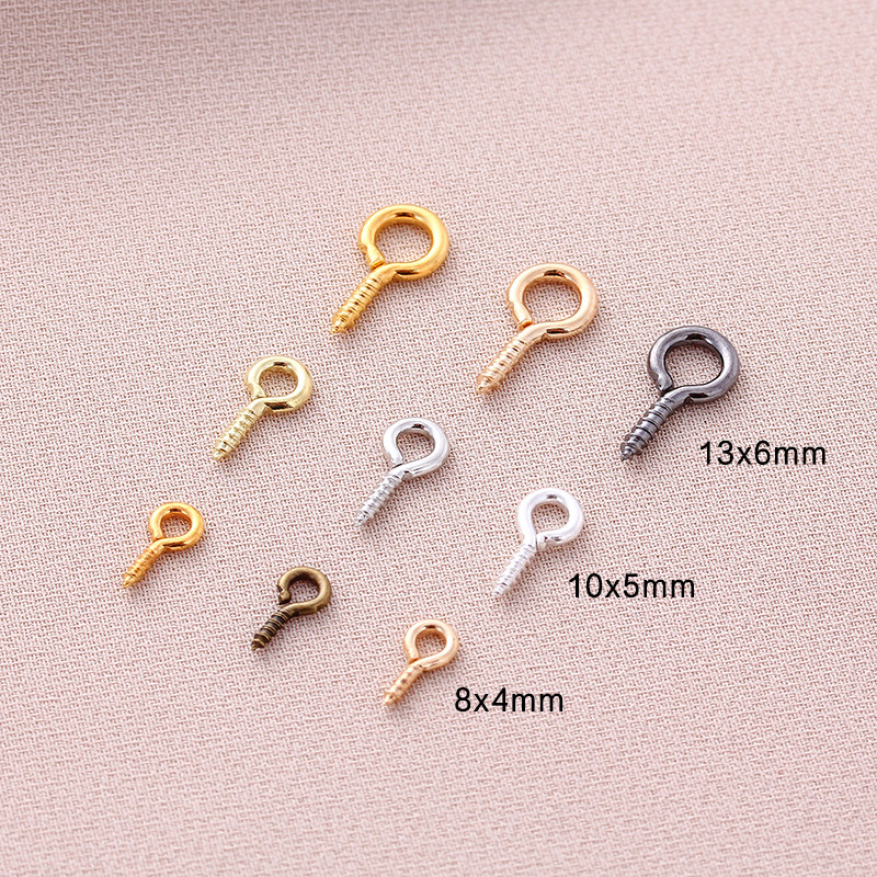 手工diy配件羊角钉珍珠吊坠挂针吊环9字螺丝钉扣饰品文玩挂钩配件,淘宝优惠券,粉丝福利购,淘宝优惠卷