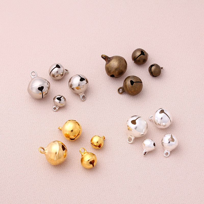 纯铜铃铛手工diy宠物装饰铃铛串珠手链脚链钥匙扣小吊饰配件材料,淘宝优惠券,粉丝福利购,淘宝优惠卷