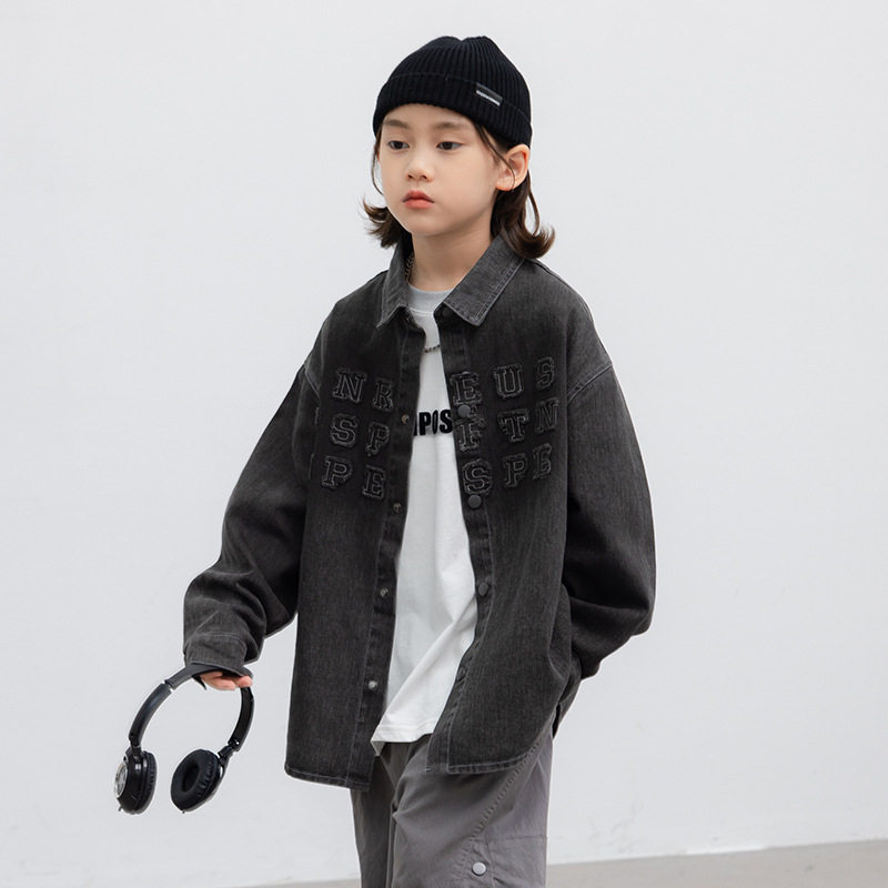 男童牛仔外套春秋款2026新款中大儿童秋装韩版男孩开衫秋季上衣潮,淘宝优惠券,粉丝福利购,淘宝优惠卷