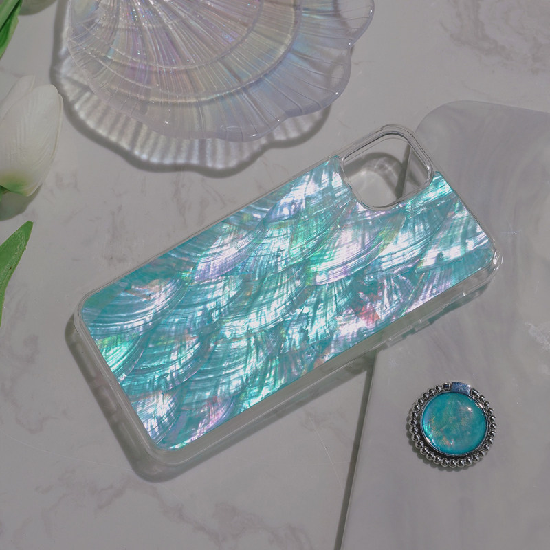 鞠婧祎同款适用iphone14promax手机壳x贝壳纹苹果13贝母xs镭射12女款11仙女时尚全包防摔12mini,淘宝优惠券,粉丝福利购,淘宝优惠卷