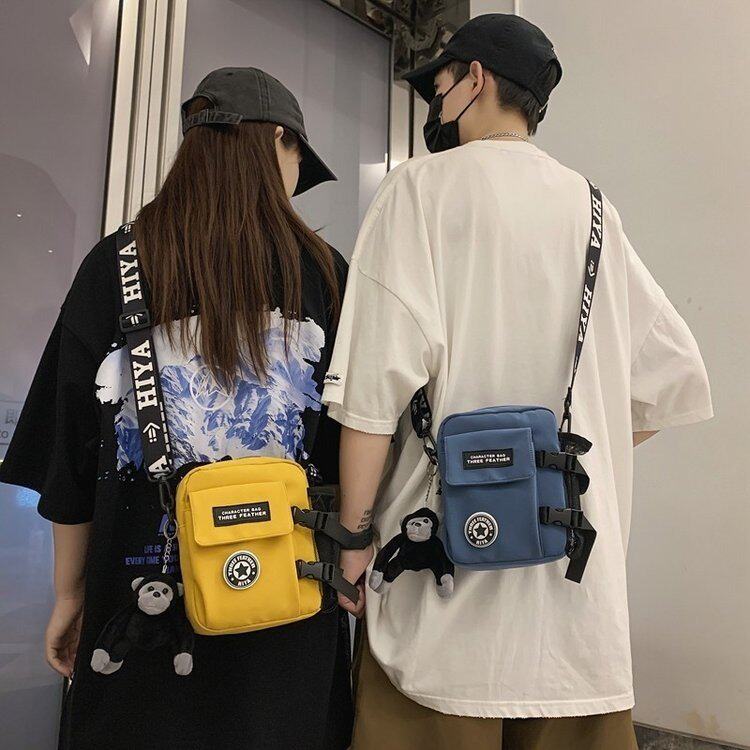 Children's crossbody bag boy summer handsome sports bag trendy girl going out to play backpack boy light kettle bag