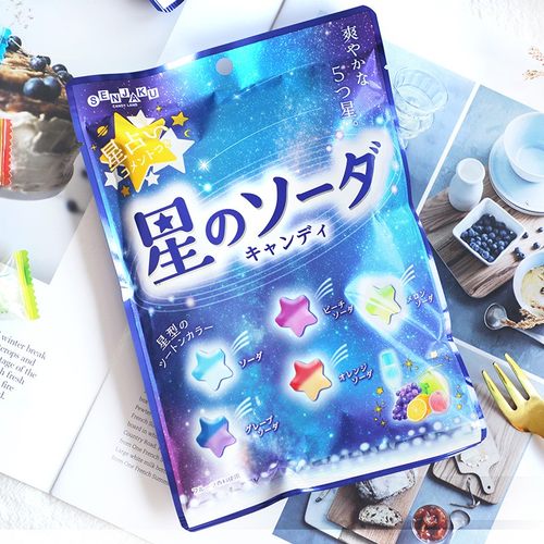 日本进口零食扇雀饴星星糖什锦水果糖喜糖高颜值糖果结婚礼喜糖 - 图0