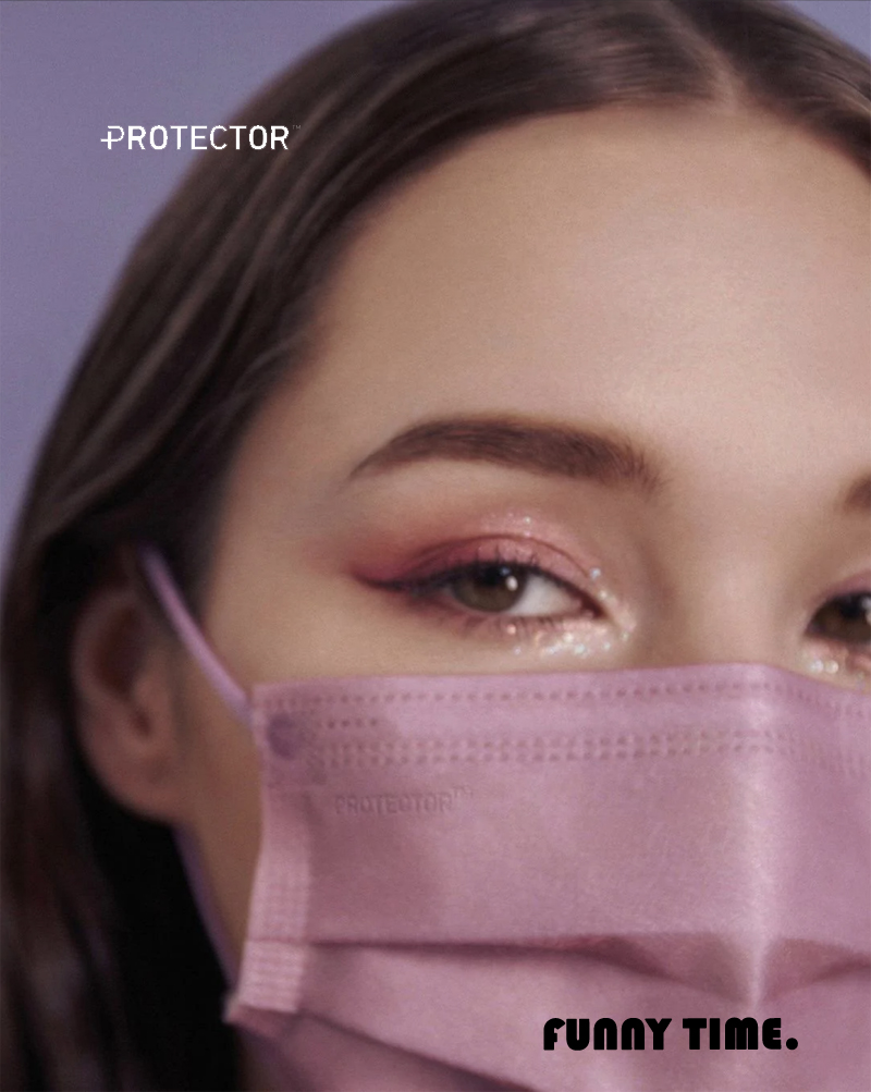 香港代购Protector Daily 新红色系超薄 3D立体口罩 平面成人女士 - 图0