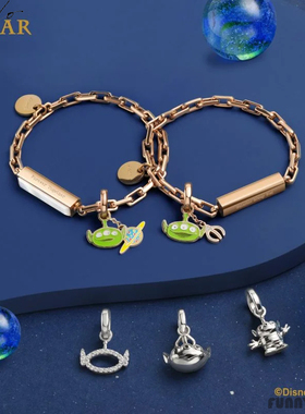 Crudo迪士尼三眼仔情侣闺蜜手链