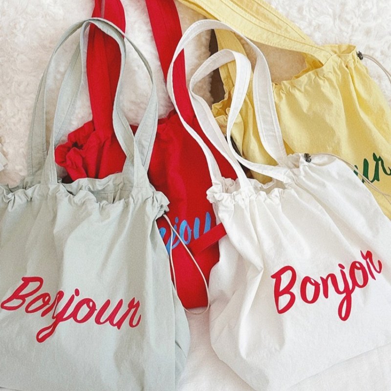 2025夏季新抽绳帆布包ins日系托特包上班通勤手提袋大容量单肩包,淘宝优惠券,粉丝福利购,淘宝优惠卷