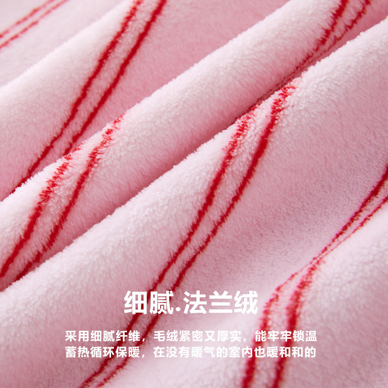 秋冬睡裙女冬季珊瑚绒甜美卡通刺绣睡衣娃娃领长款长款宽松家居裙,淘宝优惠券,粉丝福利购,淘宝优惠卷