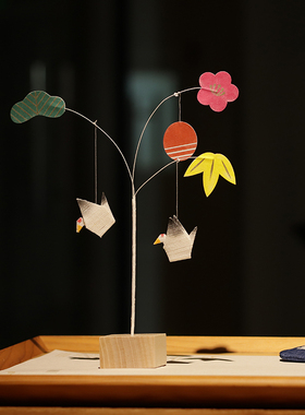 日本中川政七商店树叶装饰品摆件